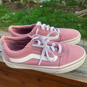 Vans Women's Dusty Pink Canvas Sneakers